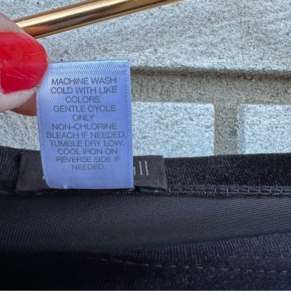 J. Jill Wearever Black Velvet Asymmetrical Poncho Wrap Shawl Topper One Size - Picture 6 of 8